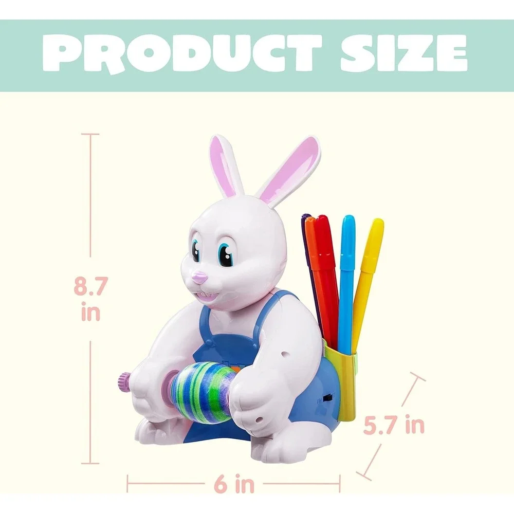 JOYIN Easter Bunny Egg Spinner Kit w/ Markers - Kids‎ Craft Decorator